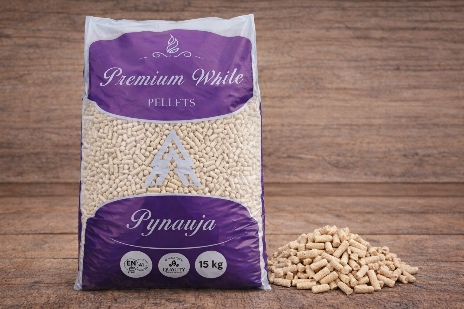 Premium White pelety
